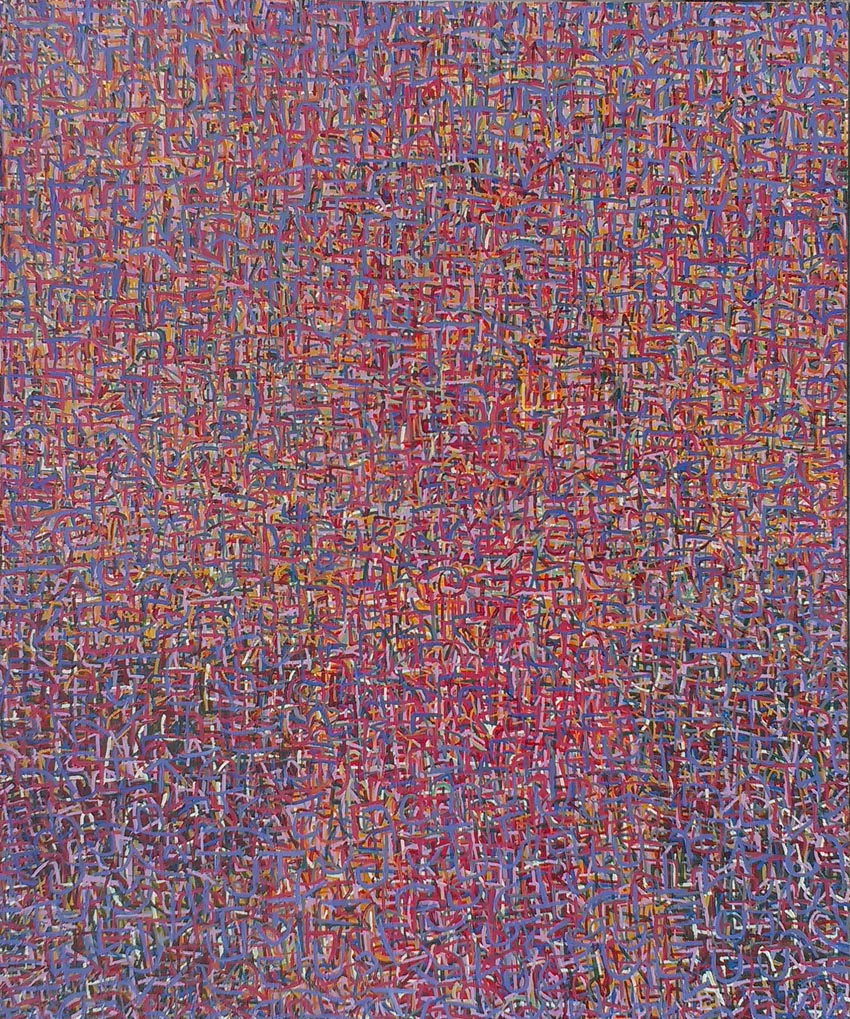 painting of lines titled 47 Talone Road